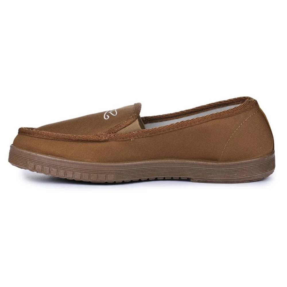 A-HA Beige Casual Non Lacing Shoes For Men WALKER-E By Liberty - Image 3