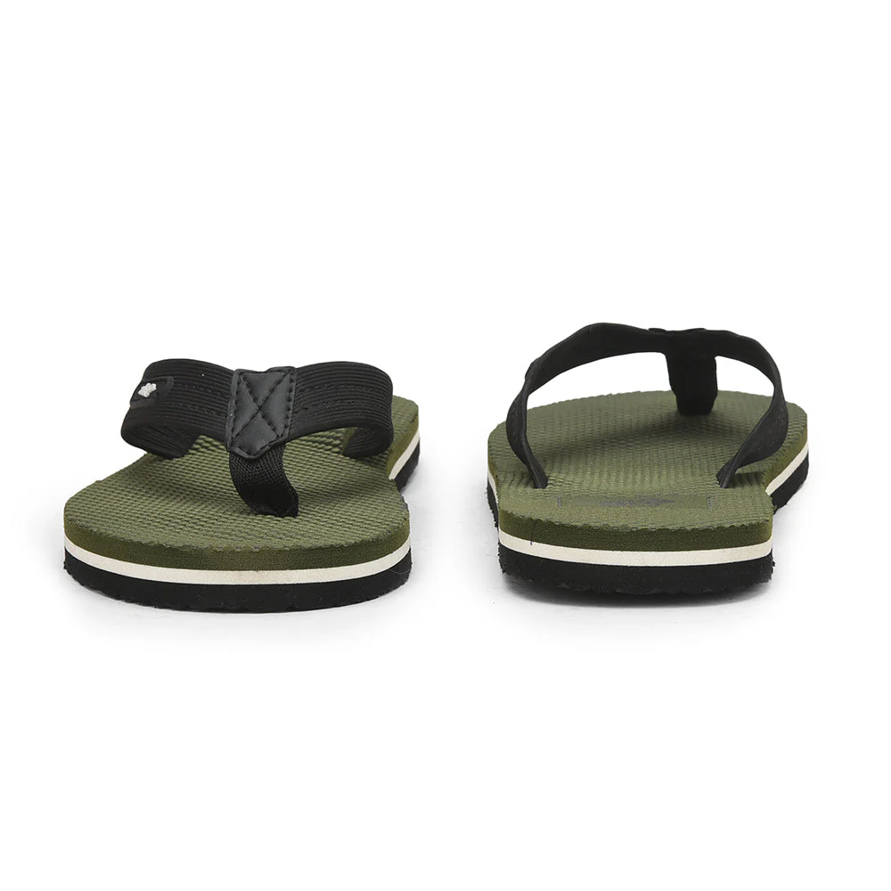 A-HA Casual Olive Green Flip Flop For Men JTN-03 By Liberty - Image 4
