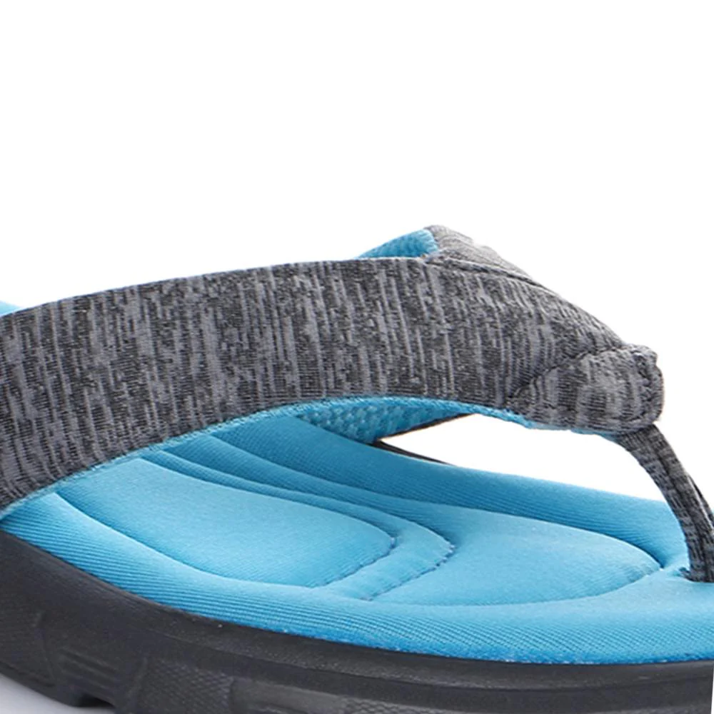 A-HA Casual Blue Flip Flops For Women CUSHION-20 By Liberty - Image 6