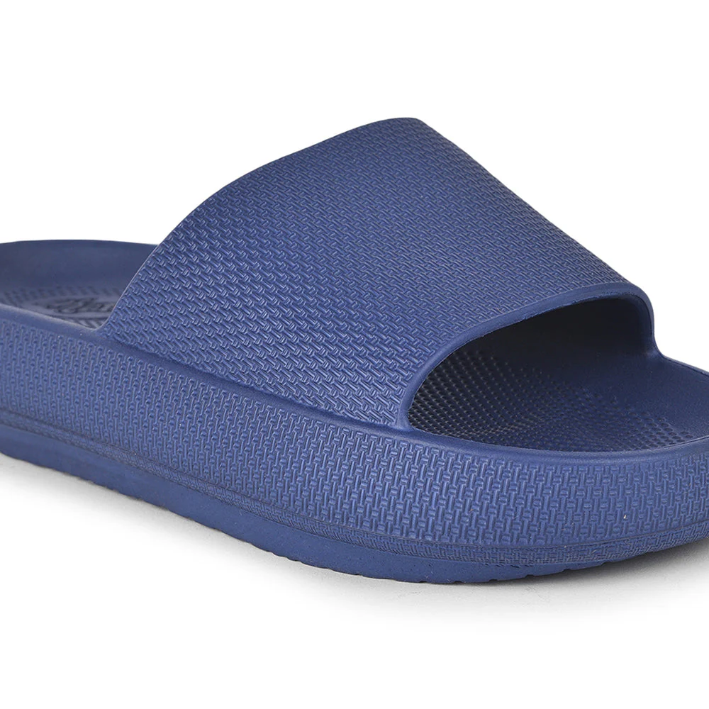 A-HA By Liberty COMFYWALK1 Navy Blue Slides For Women - Image 4