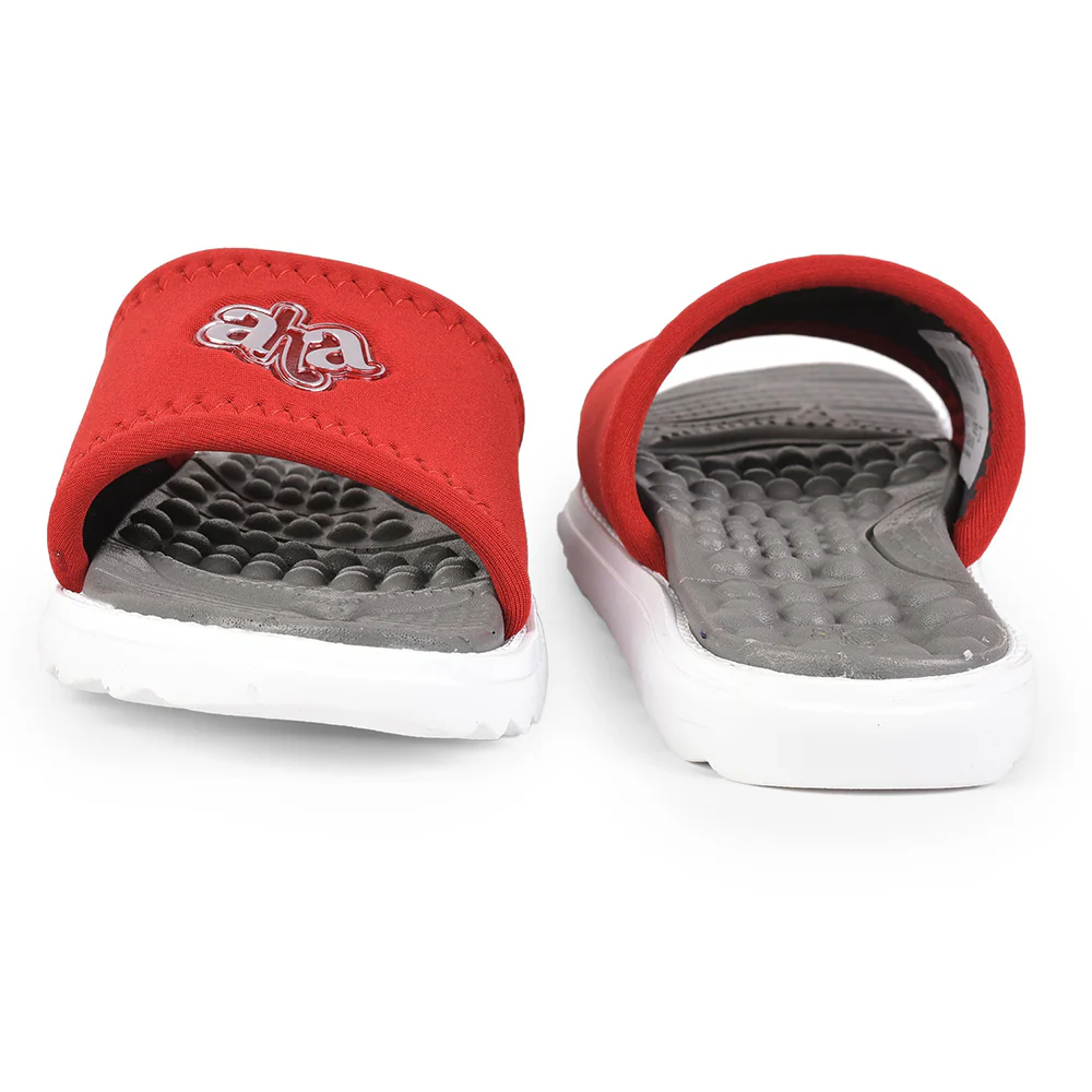 A-HA By Liberty Red Slides For Women WAGAS-10 - Image 4