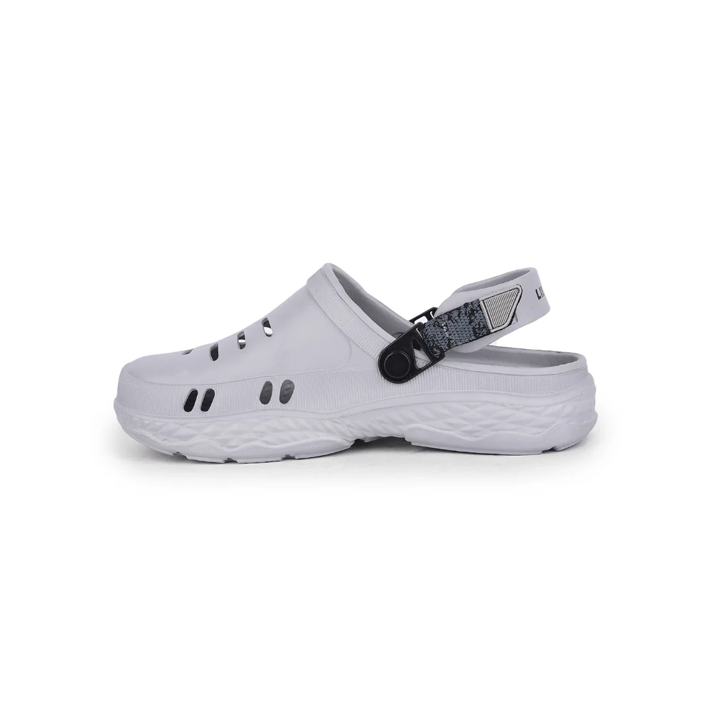 A-HA Casual Light Grey Clogs For Men BEACHRIDE By Liberty - Image 3