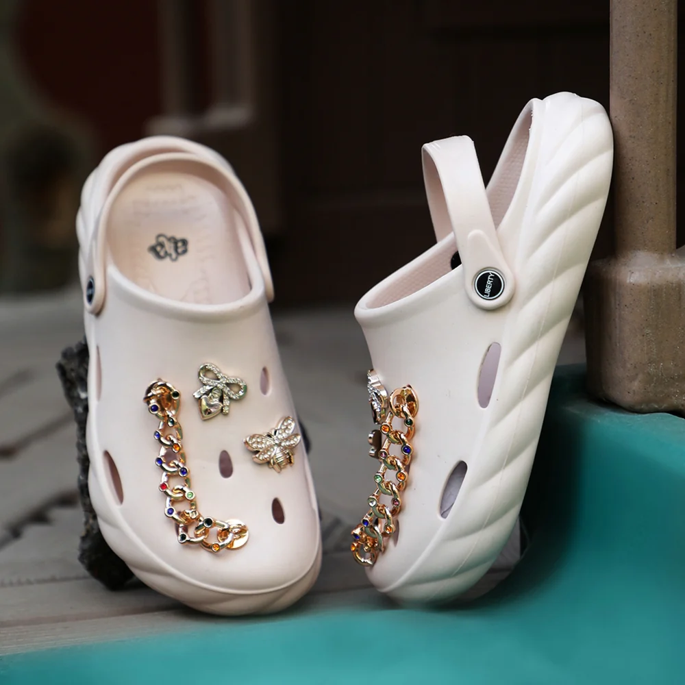 A-HA Peach Slingback Clogs For Women BEACHWALKL By Liberty - Image 4