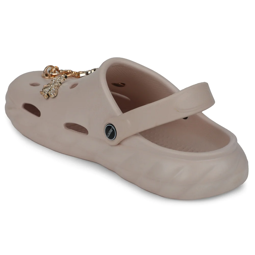A-HA Peach Slingback Clogs For Women BEACHWALKL By Liberty - Image 5