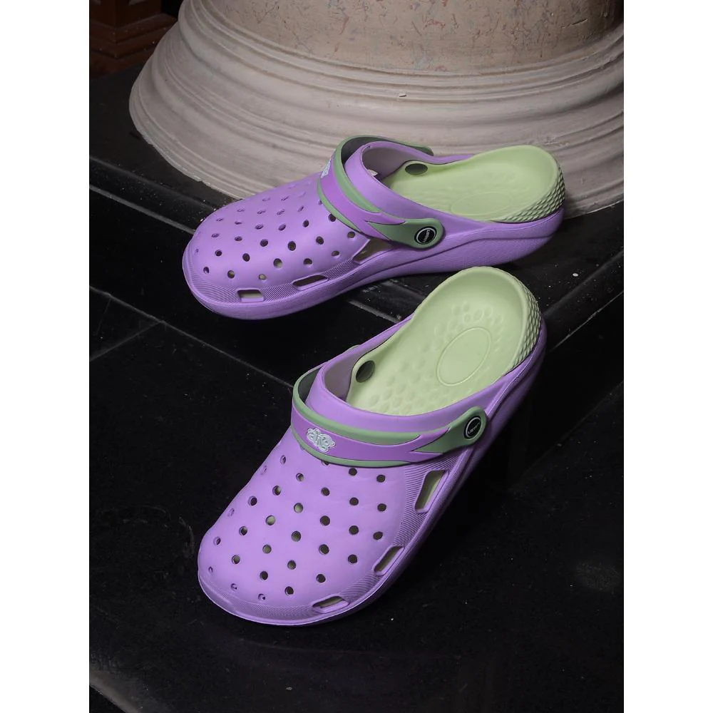 A-HA Purple Casual Sling Back Clogs For Women XT-801-1 By Liberty - Image 4