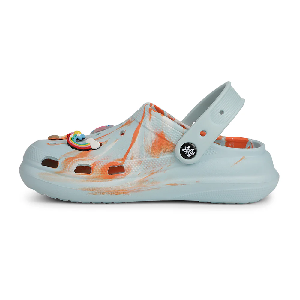 A-HA Sky Blue Casual Clogs For Women ZQ-PTL-20 By Liberty - Image 3