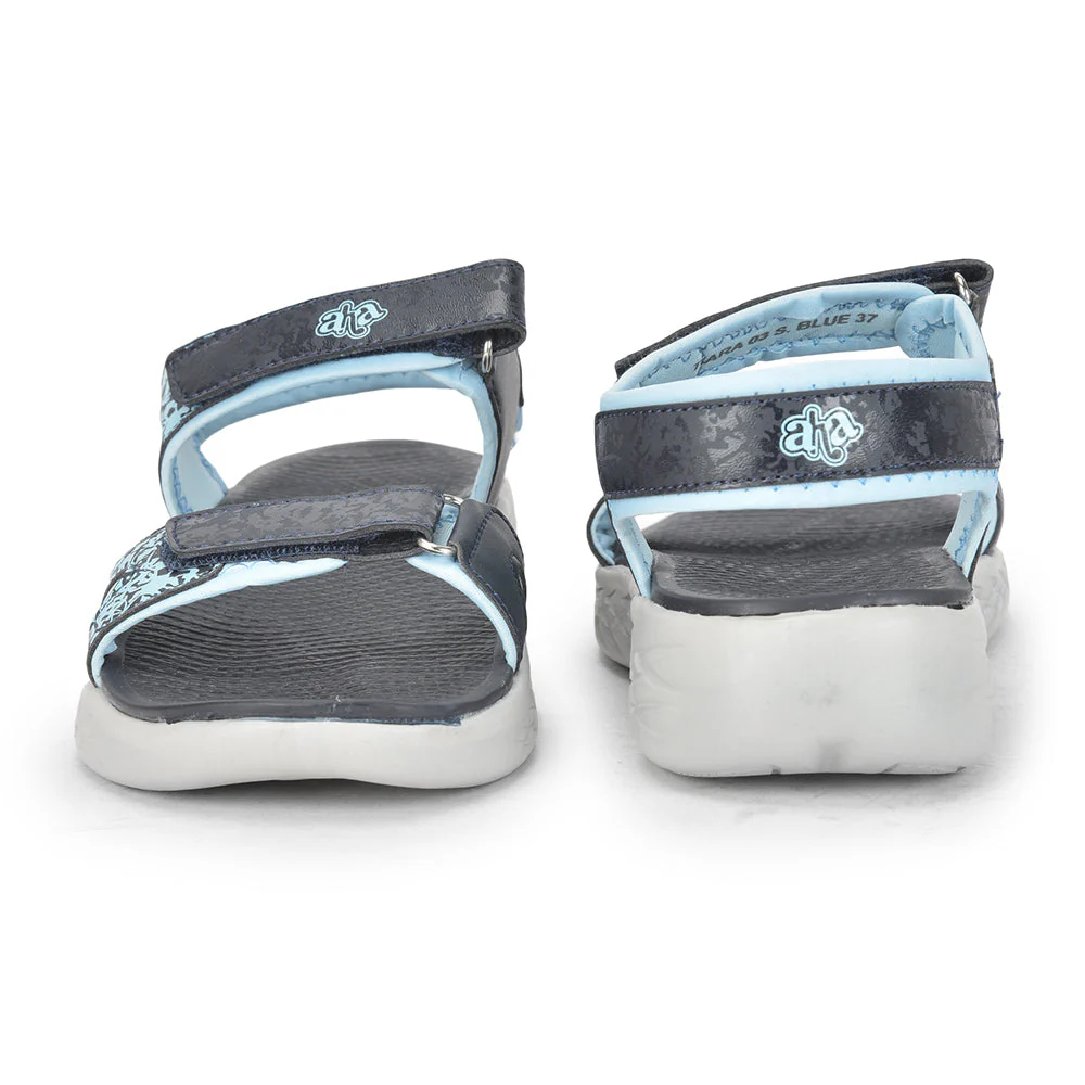 Aha Blue Casual Sandals For Women TIARA-03 By Liberty - Image 4