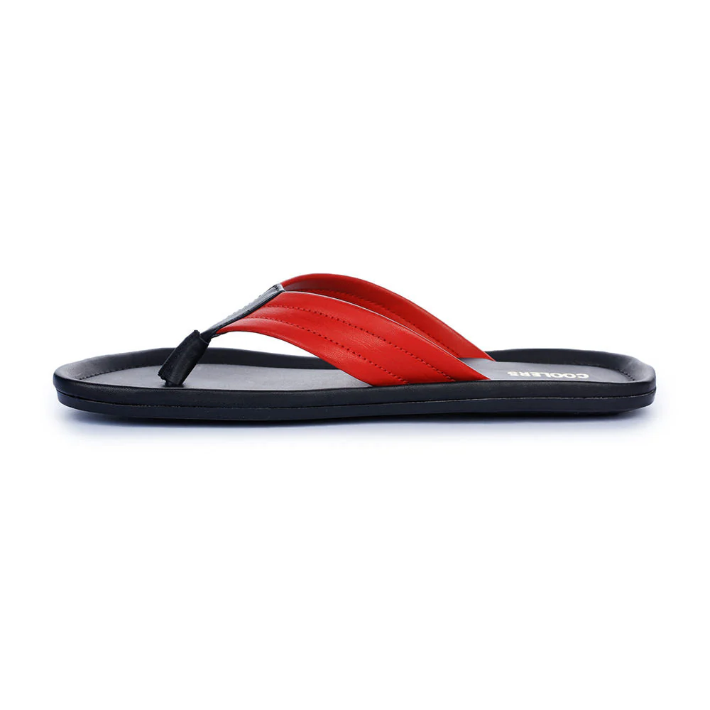 Coolers Casual Red Flip-Flop For Men K2-155 By Liberty - Image 3