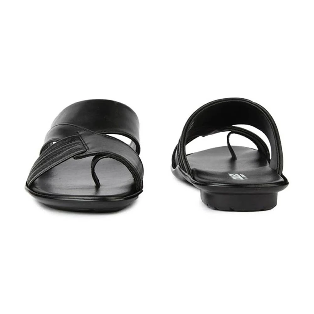 Coolers Black Casual Slipper For Men COOL99-81 By Liberty - Image 5