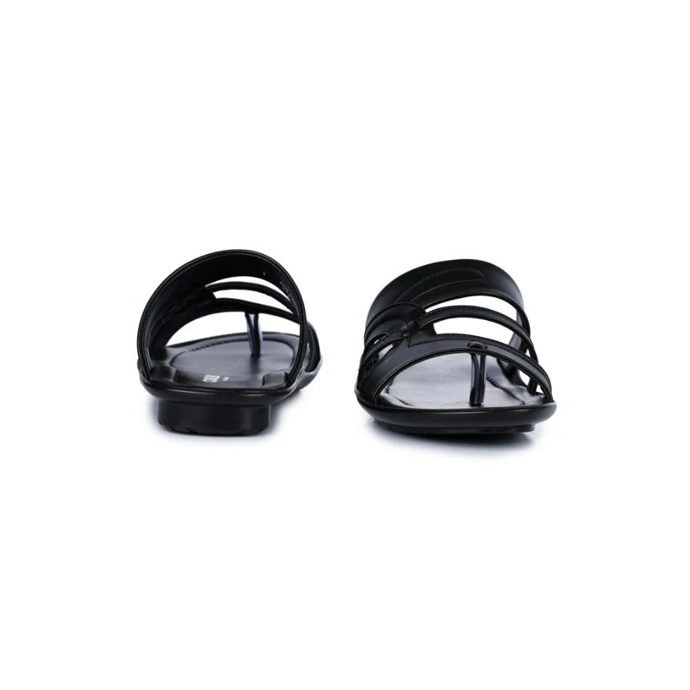Coolers Casual Black Slippers For Men COOL99-1 By Liberty - Image 5
