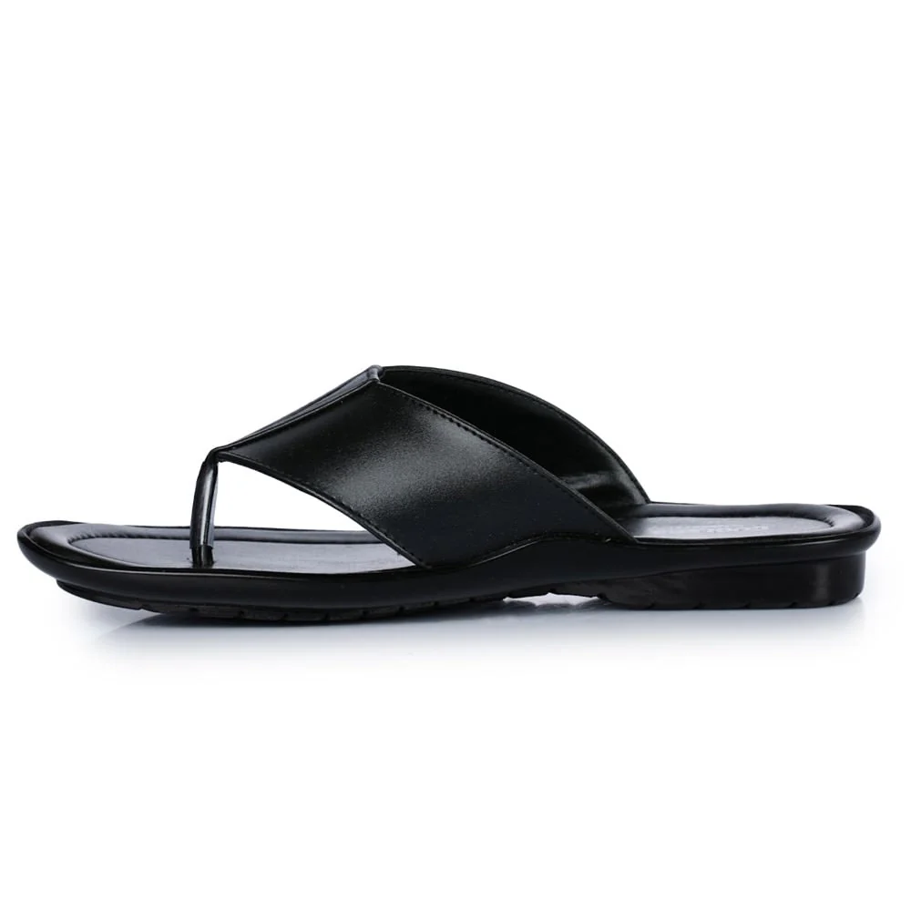 Coolers Casual Black Slippers For Men COOL99-120 By Liberty - Image 3