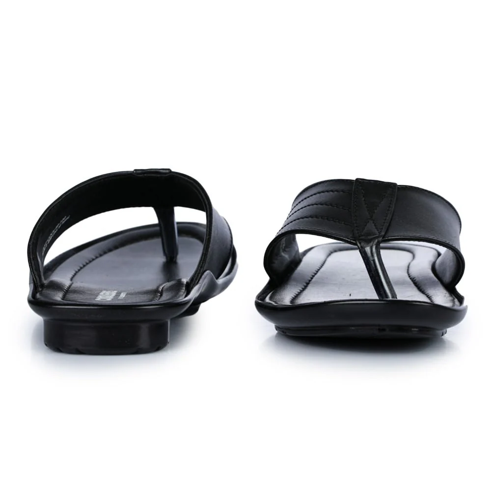 Coolers Casual Black Slippers For Men COOL99-120 By Liberty - Image 6