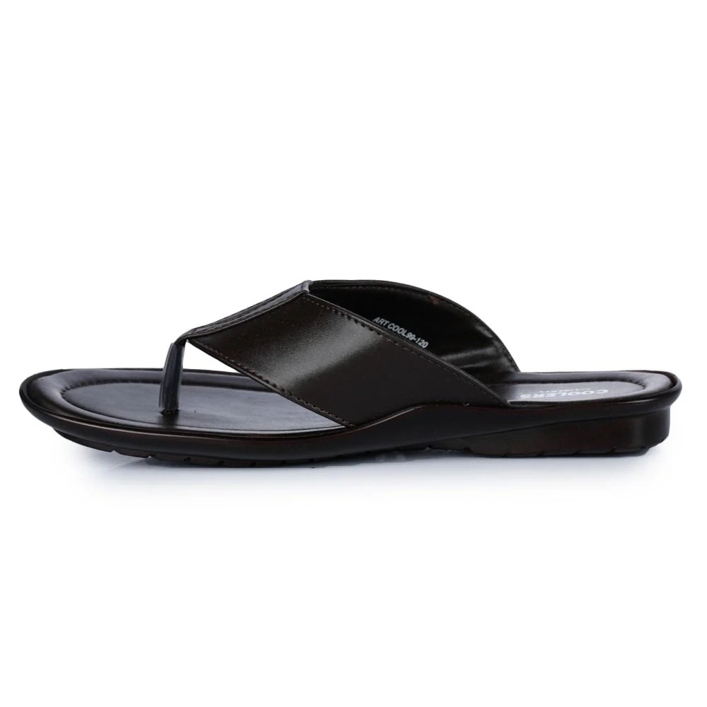 Coolers Casual Brown Slippers For Men COOL99-120 By Liberty - Image 3