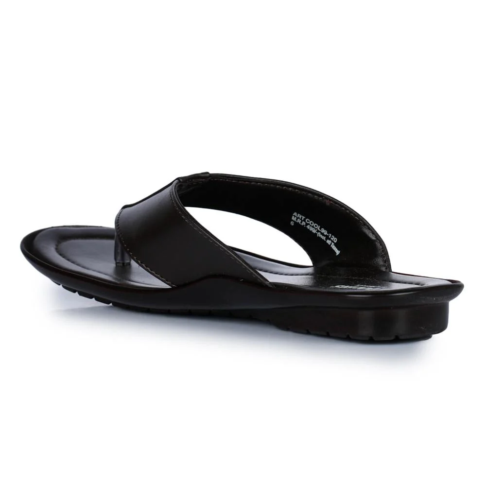Coolers Casual Brown Slippers For Men COOL99-120 By Liberty - Image 5