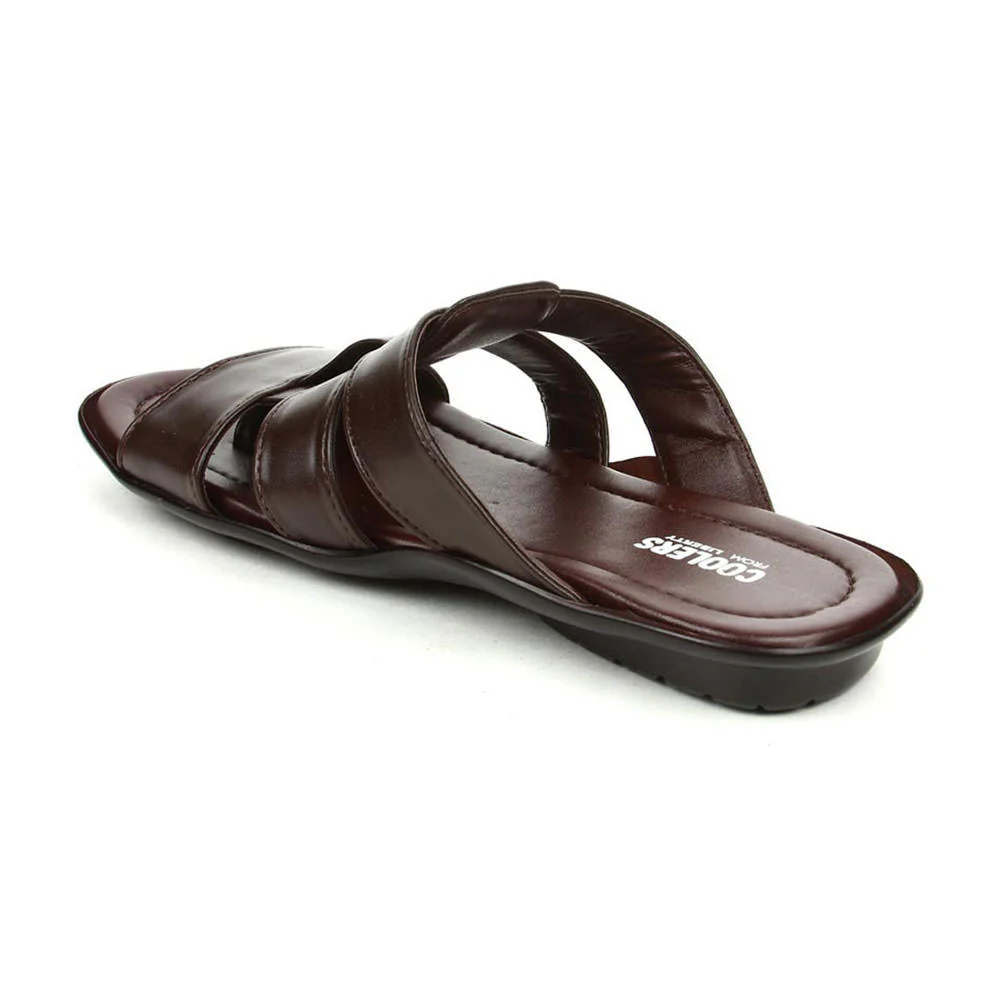 Coolers Casual (Brown) Slippers For Men COOL99-3 By Liberty - Image 5