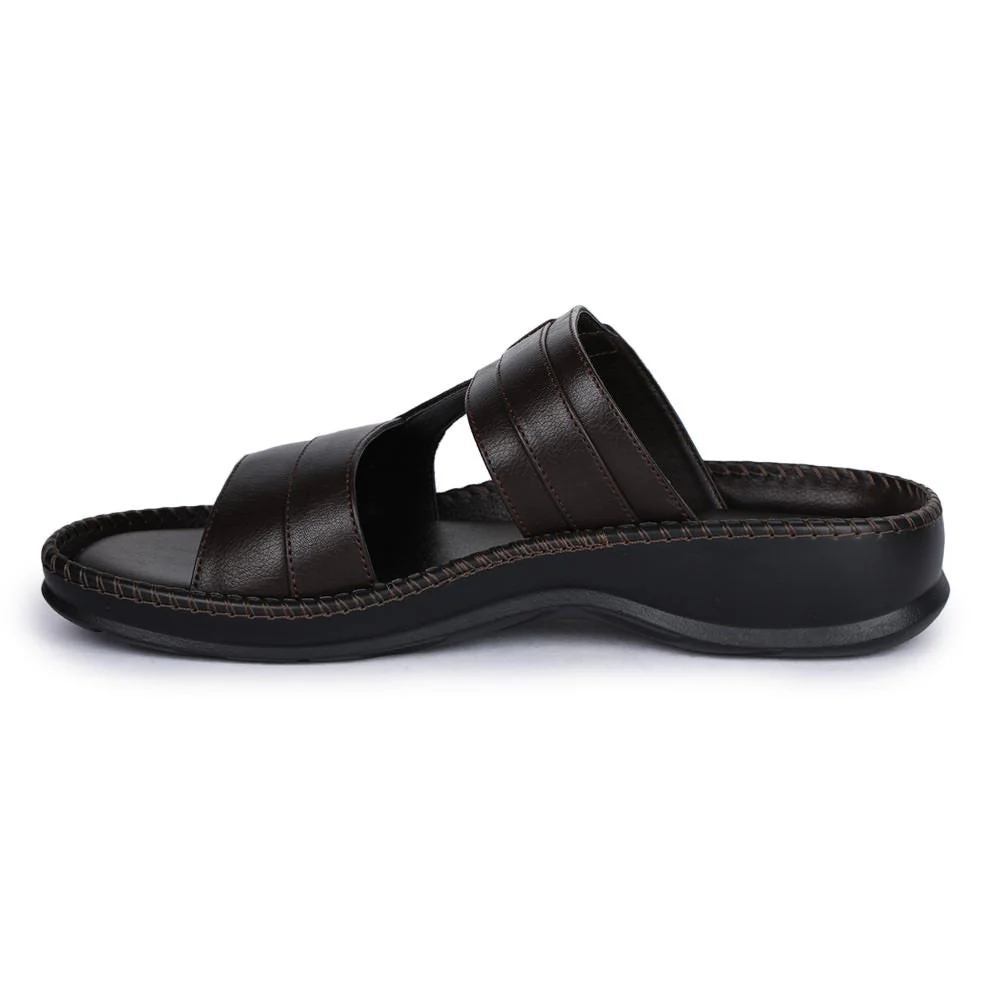 Coolers Casual (Brown) Slippers For Men K2-01 By Liberty - Image 3