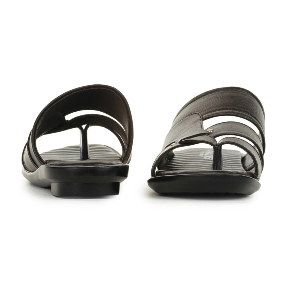 Coolers Casual Brown Slippers For Men TRL-113 By Liberty - Image 3