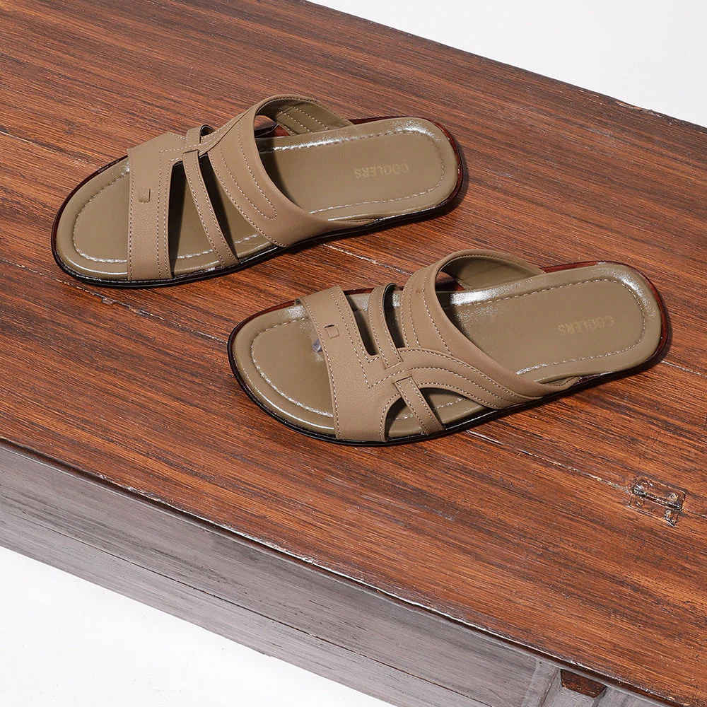 Coolers Casual Camel Slippers For Men COOL99-1 By Liberty - Image 3