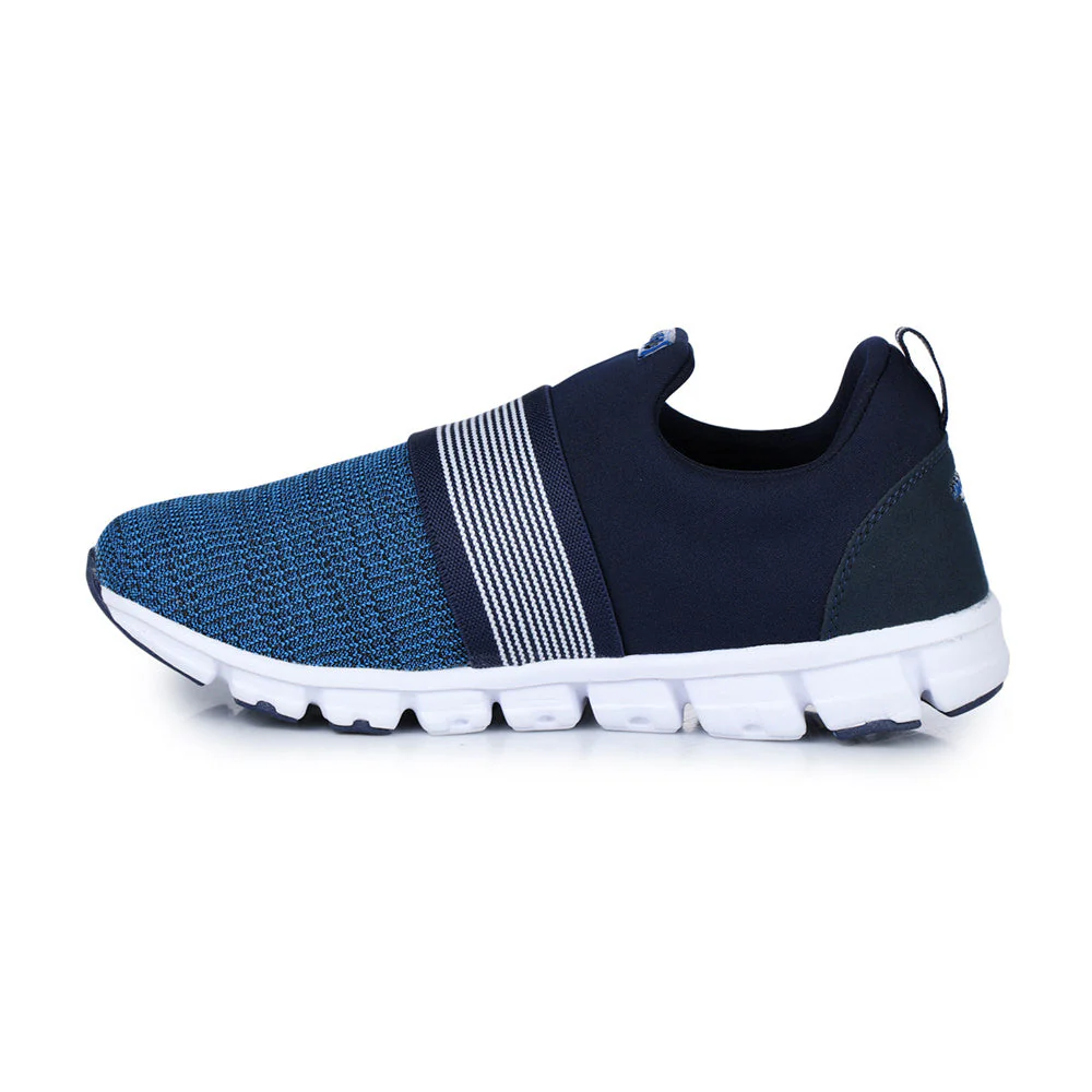 Force 10 Sports Blue Slip-on Walking Shoes For Men FLEXPRO-15 By Liberty - Image 3