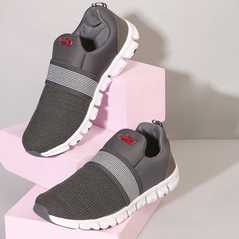 Force 10 Sports D. Grey Slip-on Walking Shoes For Men FLEXPRO-15 By Liberty - Image 3