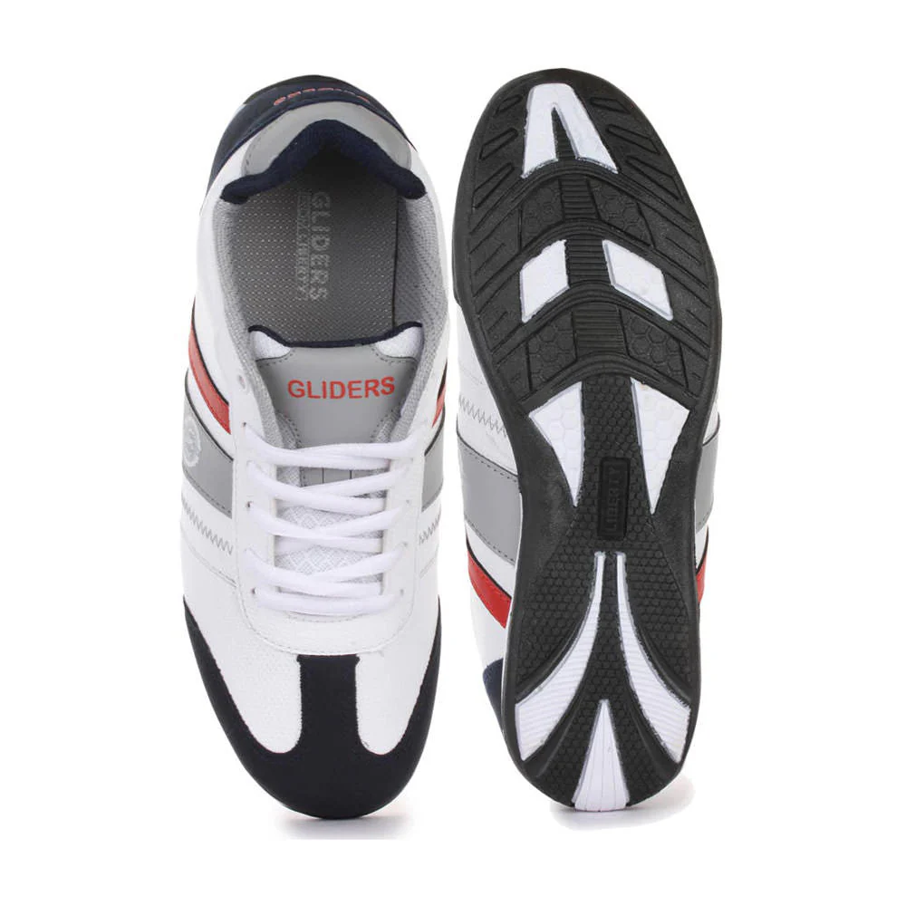 Force 10 Men's White Casual Lacing Shoes (LB09-52) - Image 4