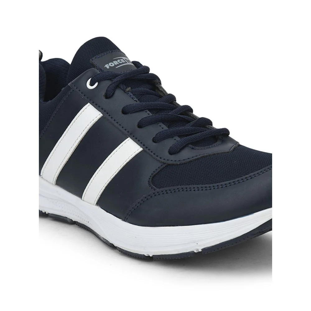 Force 10 Sports Lacing Shoes For Men (N.Blue) LB46-SNE By Liberty - Image 7