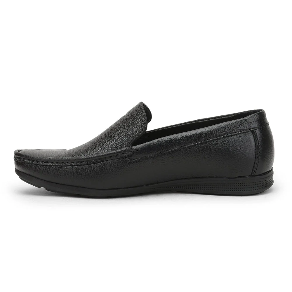 Fortune (Black) Casual Loafer Shoes For Men HOL-106 By Liberty - Image 3