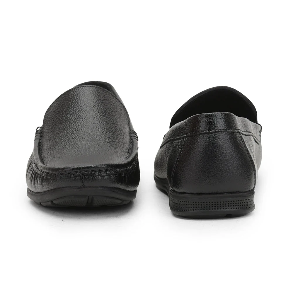 Fortune (Black) Casual Loafer Shoes For Men HOL-106 By Liberty - Image 4