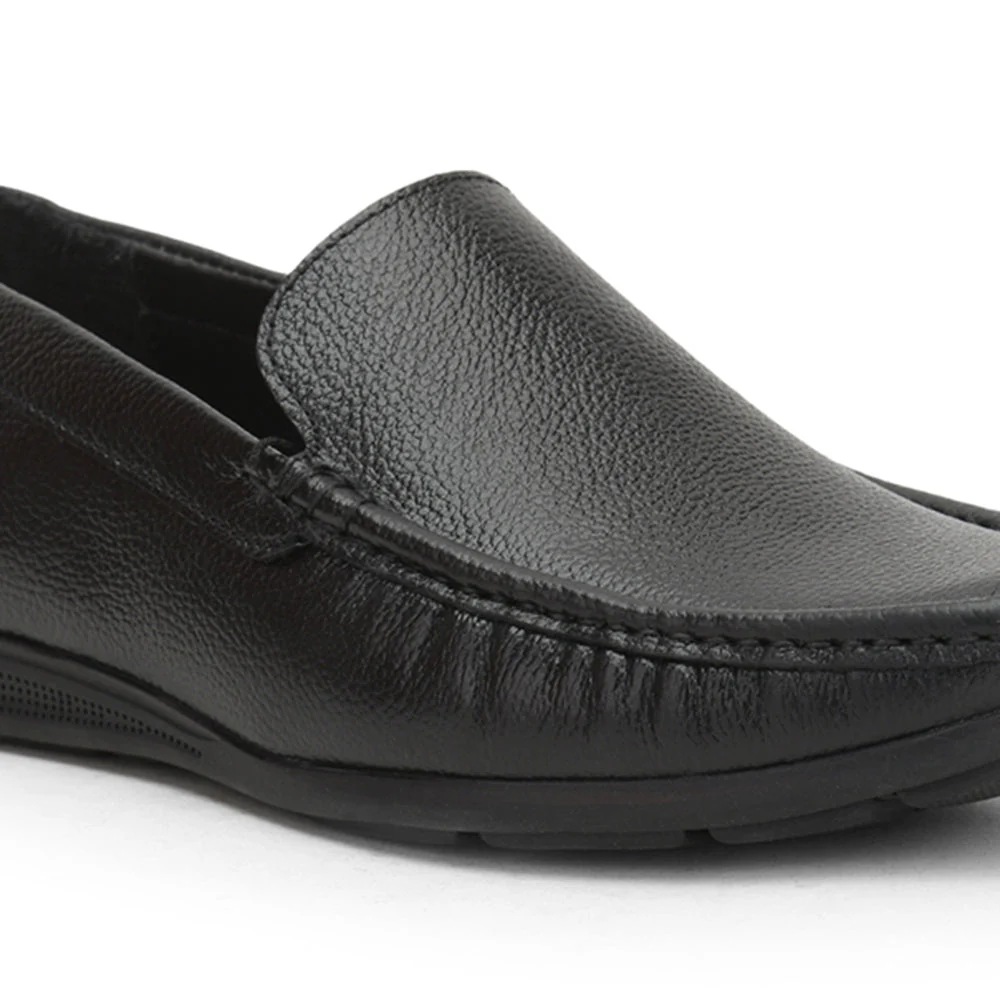 Fortune (Black) Casual Loafer Shoes For Men HOL-106 By Liberty - Image 6