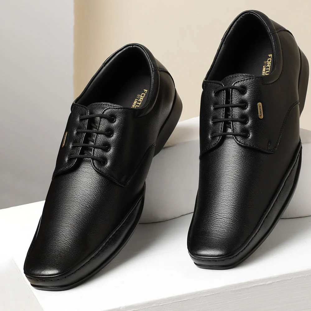 Fortune (Black) Classic Oxford Shoes For Men FL-510 By Liberty - Image 3