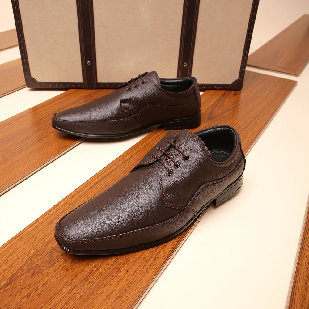 Fortune (Brown) Classic Oxford Shoes For Men HOL-14 By Liberty - Image 3