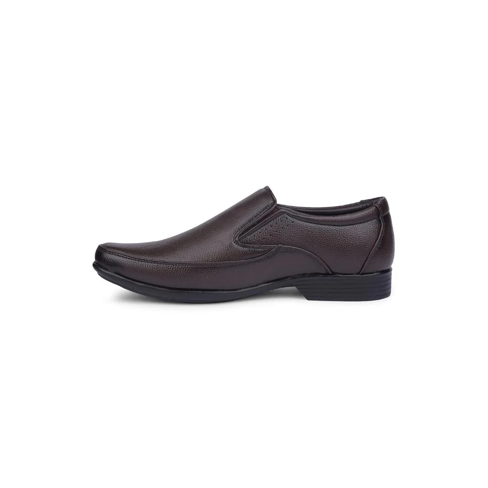 Fortune By Liberty Mens HIL-8 Brown Formal Non Lacing Shoes - Image 3