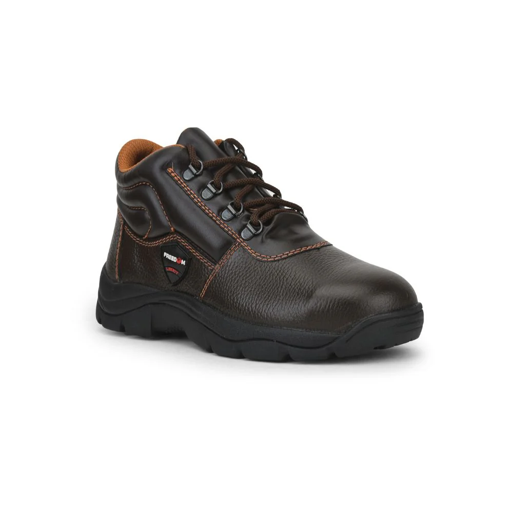 Freedom By Liberty Mens ARMOUR-AK Lacing Brown Safety Shoe - Image 7