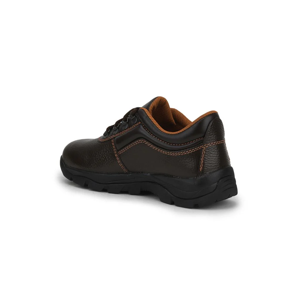 Freedom By Liberty Mens ARMOUR-ST Lacing Brown Safety Shoe - Image 4