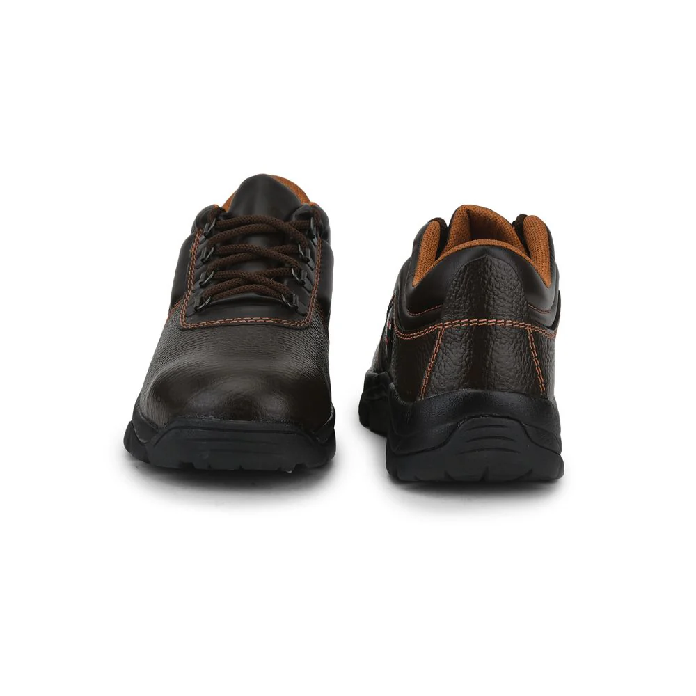 Freedom By Liberty Mens ARMOUR-ST Lacing Brown Safety Shoe - Image 5