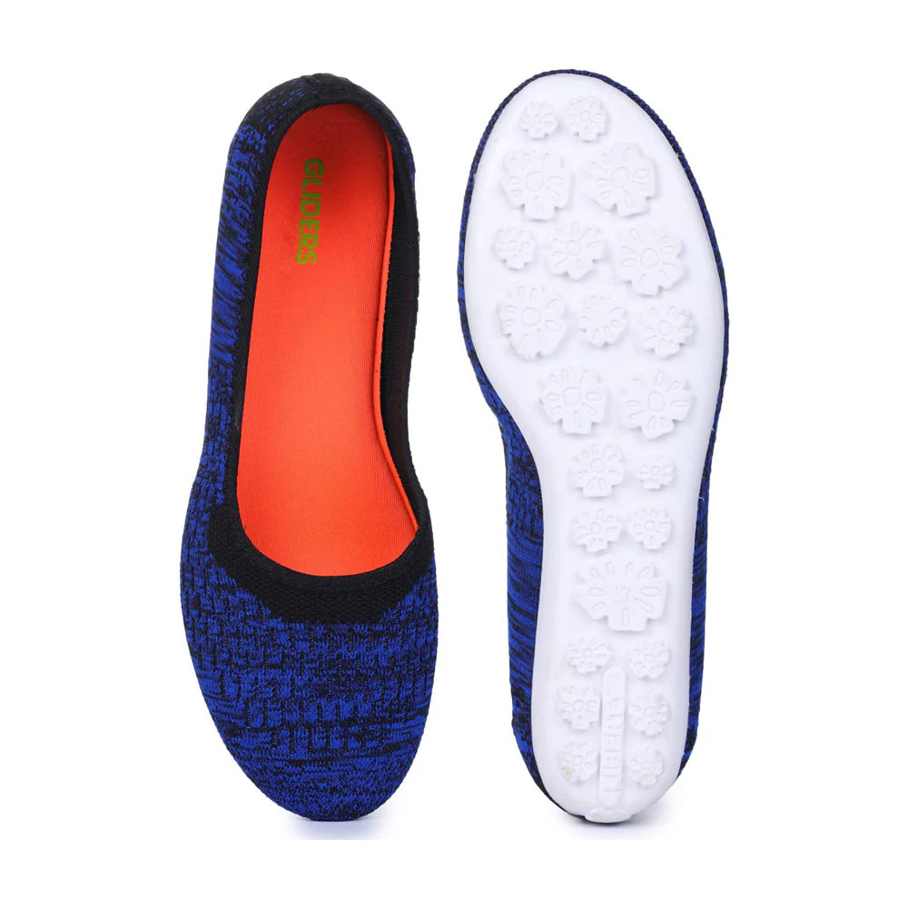 Gliders (Blue) Casual Ballerina Shoes For Women PRETTY-1 By Liberty - Image 6