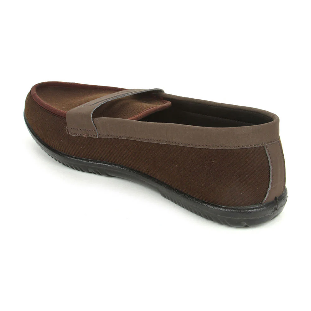 Gliders Brown Casual Slip on Shoes For Men EXCITOR By Liberty - Image 5