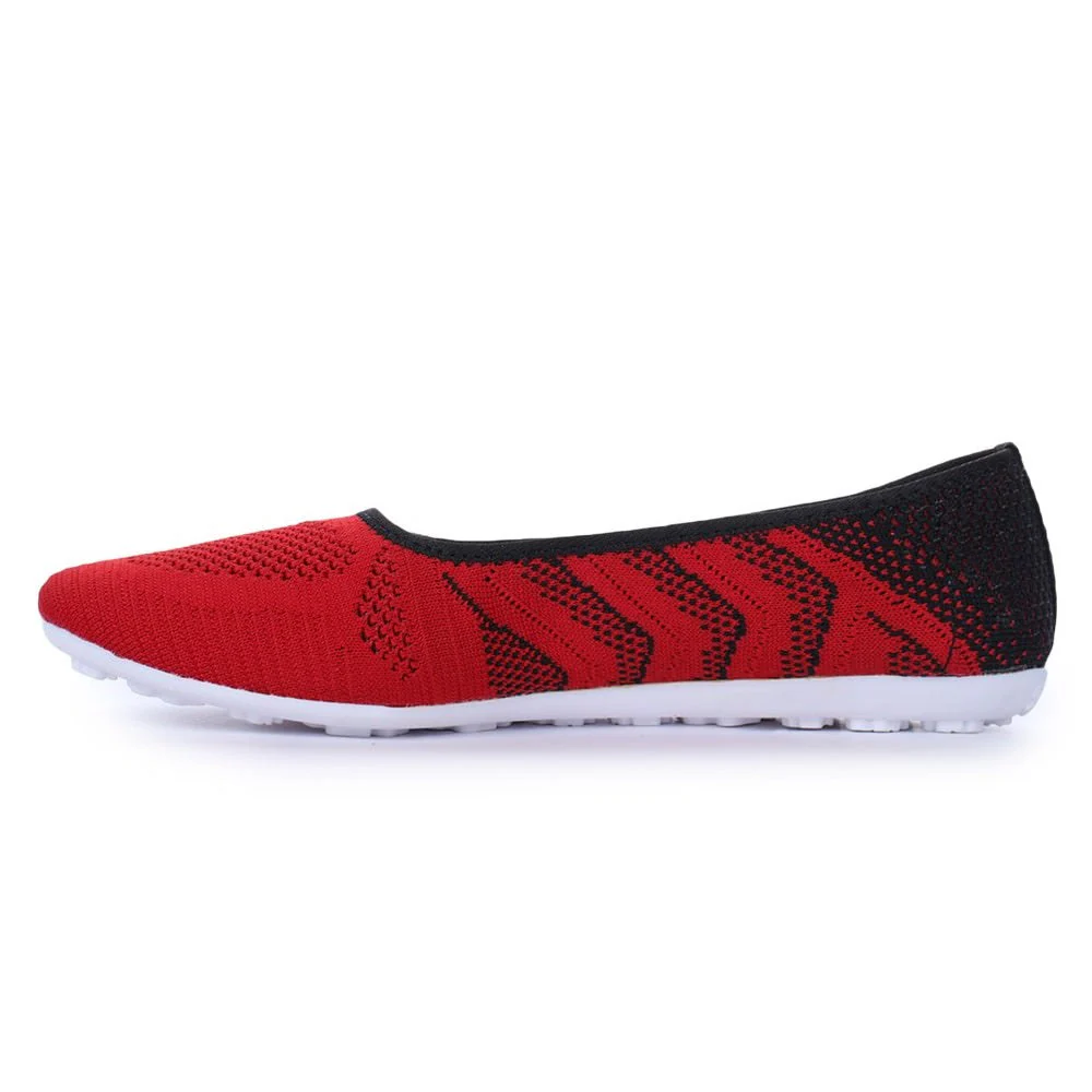 Gliders (Red) Casual Ballerina Shoes For Women PRETTY-2 By Liberty - Image 3
