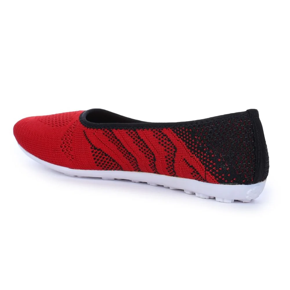 Gliders (Red) Casual Ballerina Shoes For Women PRETTY-2 By Liberty - Image 4