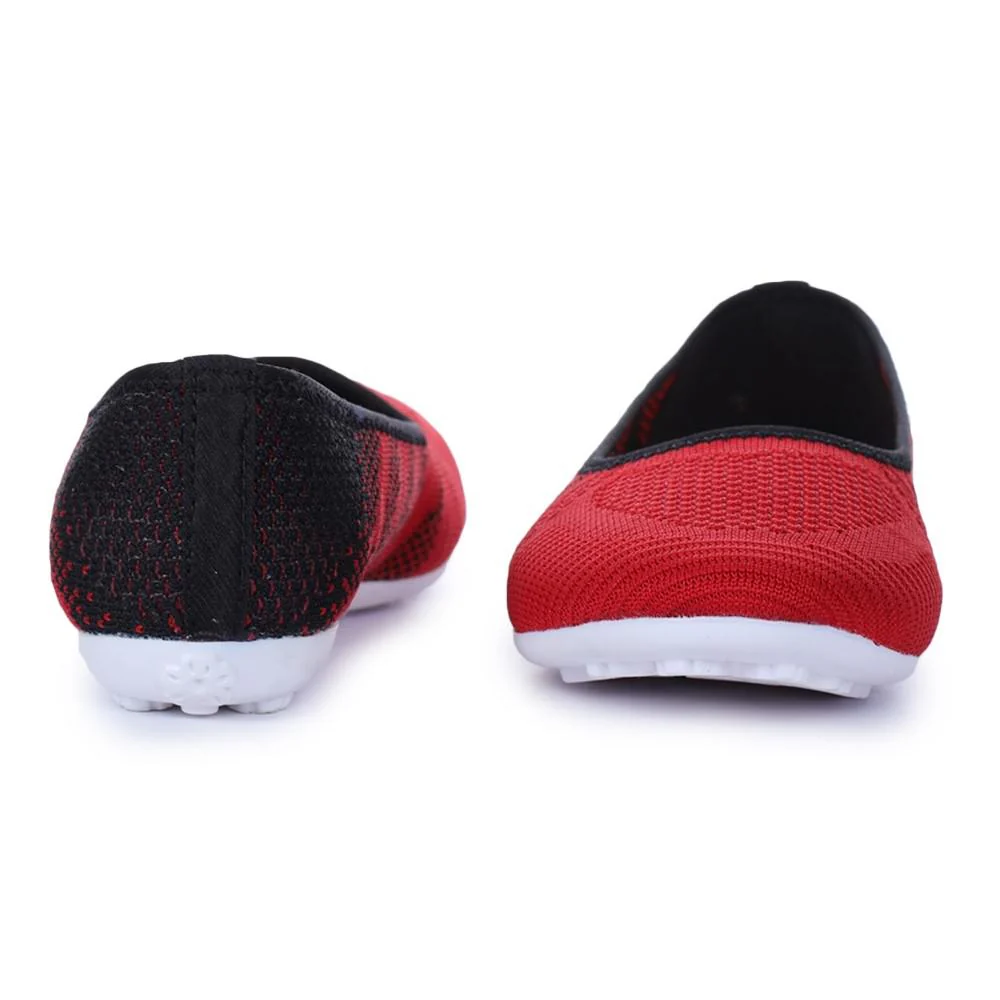 Gliders (Red) Casual Ballerina Shoes For Women PRETTY-2 By Liberty - Image 5