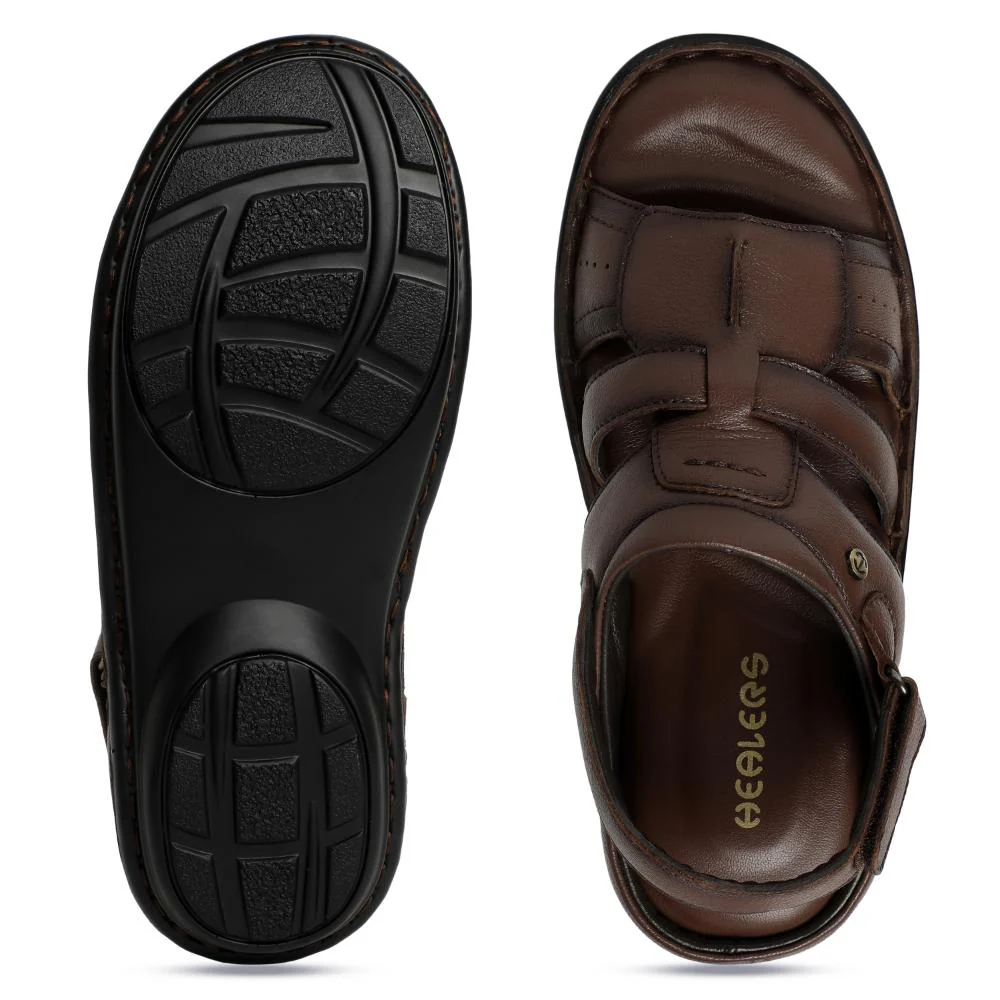 Healers By Liberty ERL-13 Formal Sandal For Mens (Tan) - Image 4