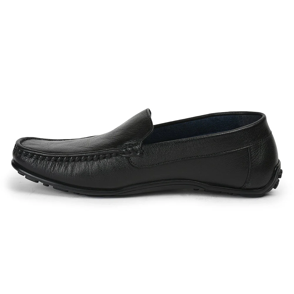 Healers By Liberty Men JPL-275 Black Casual Non lacing Loafers Shoes - Image 3