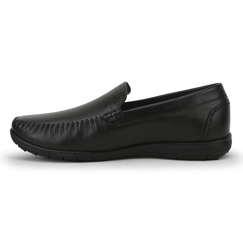 Healers Casual Non lacing Loafers Shoes For Men (Black) JPL-271 By Liberty - Image 3