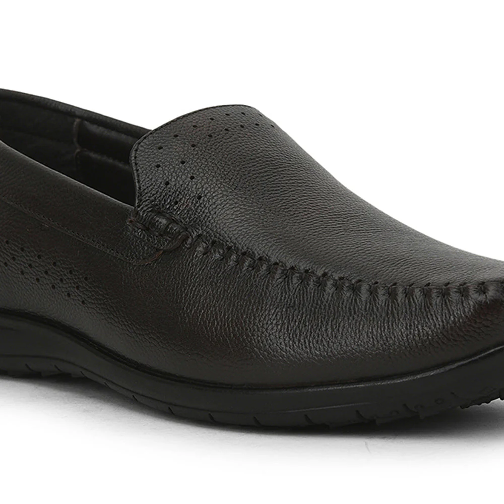 Healers Casual Non lacing Loafers Shoes For Men (D.Brown) JPL-271 By Liberty - Image 6