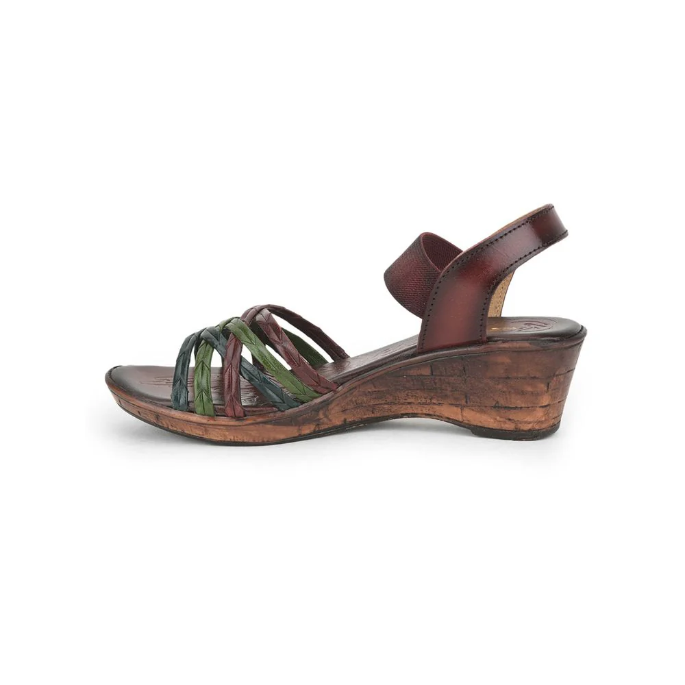 Healers Casual Sandal For Ladies (Cherry) TLO-15 By Liberty - Image 3