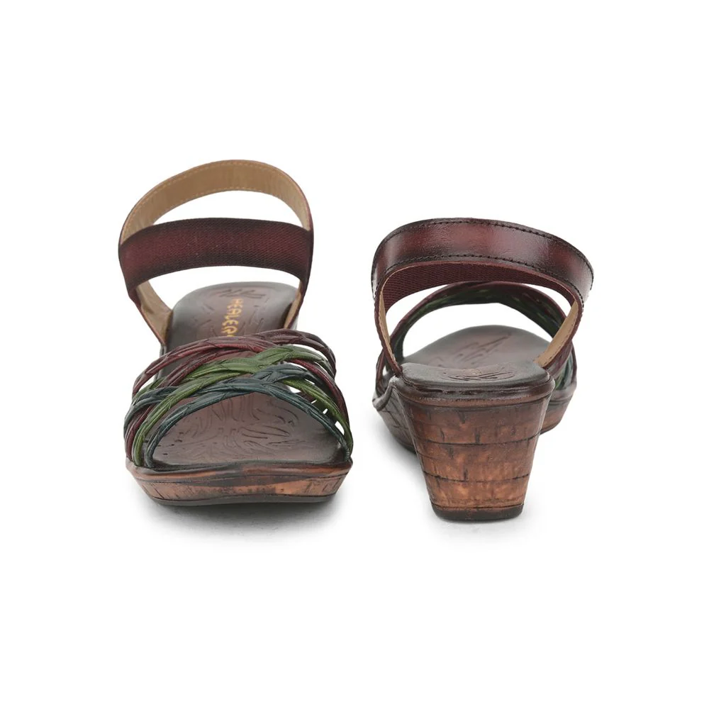 Healers Casual Sandal For Ladies (Cherry) TLO-15 By Liberty - Image 4