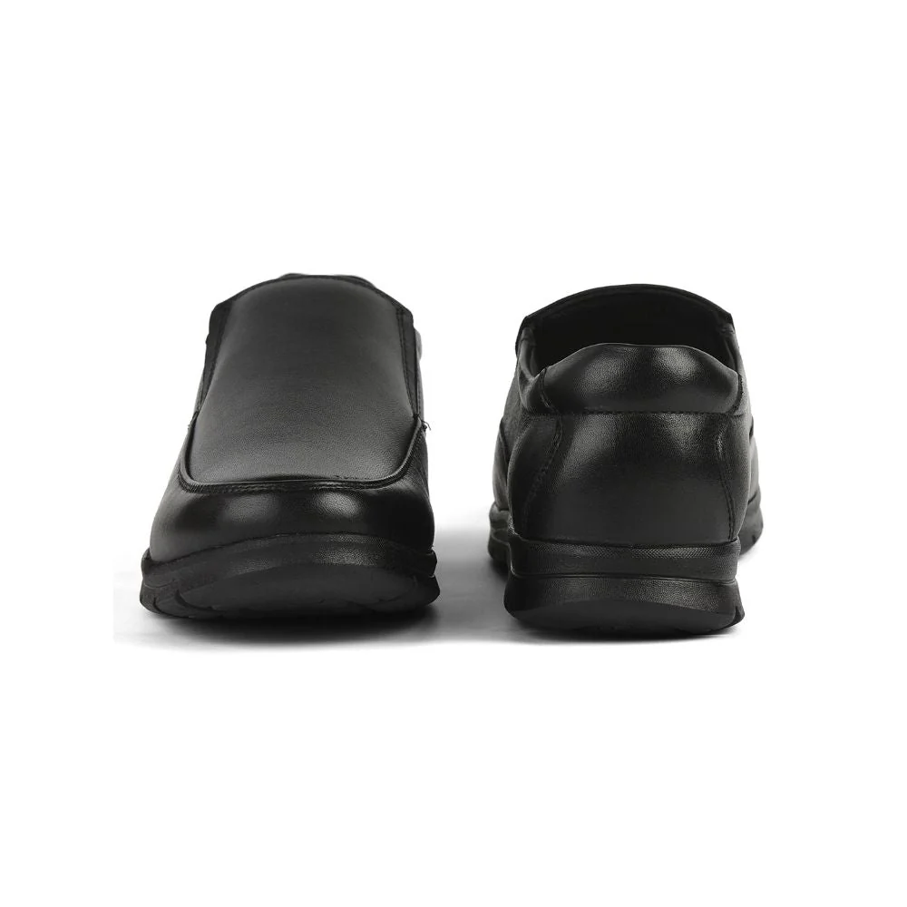 Healers Formal (Black) Non lacing Shoes For Men JPL-232 By Liberty - Image 4