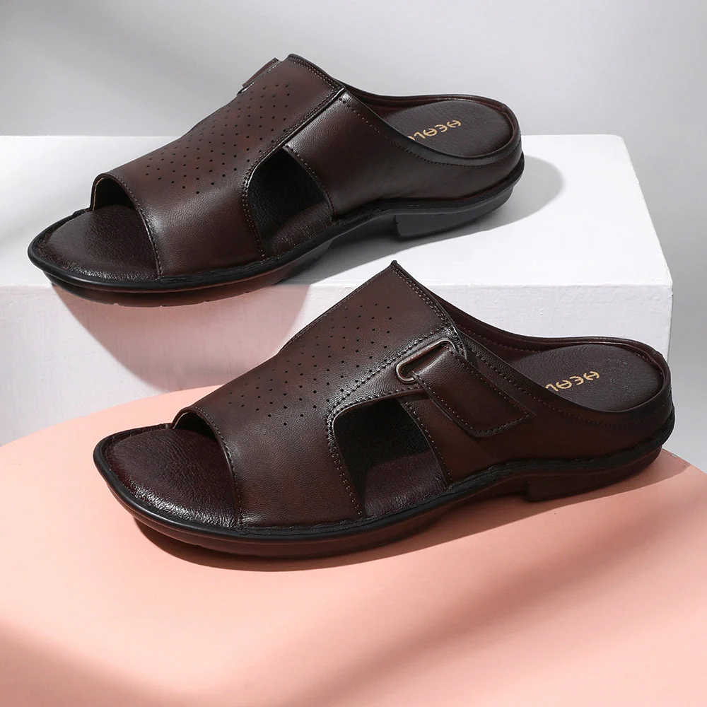 Healers Casual Brown Sandal For Men AVN-34 By Liberty - Image 3