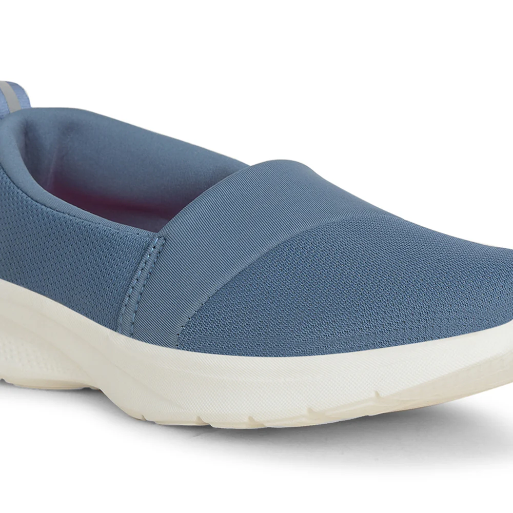 Leap7x Blue Casual Non Lacing Shoes For Women TRINCY By Liberty - Image 5