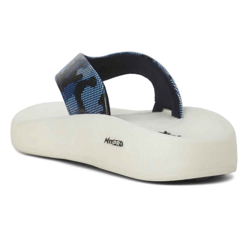 Leap7x By Liberty NITWALK-3 Casual Slides For Mens (Teal Blue) - Image 3